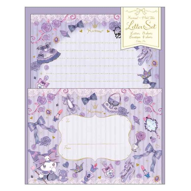 Close-Pin Kuromi Takei Miki [Letter Set] Letter Set/Dark Feminine Sanrio LS-15655