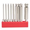TOMMYFIELD Hex Bit, Hex Wrench Bit, Hex Bit Set, Hex Bit Set, 3.0 inches (75 mm)