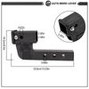 7500lbs Trailer Hitch Riser For 2 Inch Receivers with 4 Inch Rise / Drop