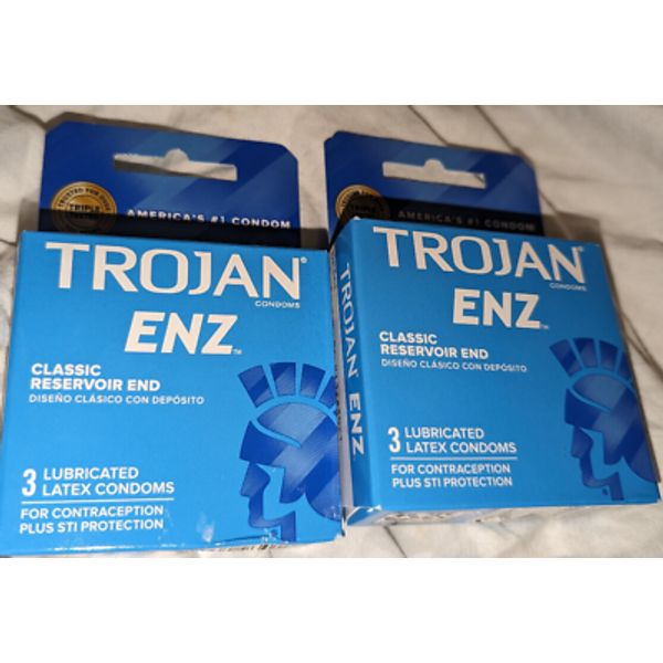 Trojan Enz Lubricated Size 3s Trojan Enz Lubricated Latex Condoms 3ct of 2 Pkgs