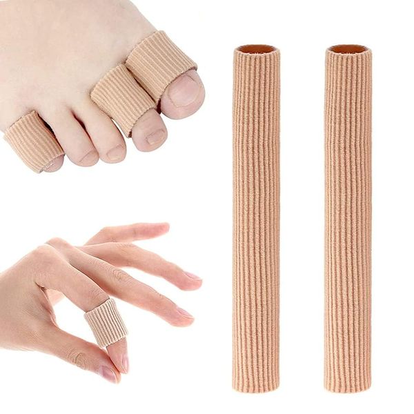 VEGCOO 6 Pcs Toe Protector Cuttable Toe Tubes (6 * S)