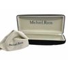 NEW Michael Ryen Black Hard Clamshell Eyeglasses Case Microfiber Cleaning Cloth