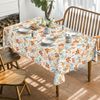 Artoid Mode Leaves Autumn Table Cloth, Rectangular 140x220 cm Fall Decorative Table Cover Protector For Party Home Table Decorations