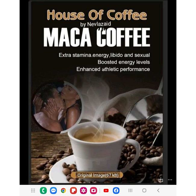 Black Maca Coffee  From USA.