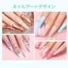 Modelones Nail Brush Set, Nail Brush Set, Gel Nail Brush Set, Brush Set, Builder Glue Brush, Nail Art Line Brush, Nail Art Design Pen Paint Tool for Nail Dot Pens and More