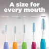GUM Proxabrush Go-Betweens Interdental Brushes, Wide, Plaque Removal, 10 Count