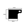 RinParts 1112781 Self-Damage Sticker Plate Type 2 Blue
