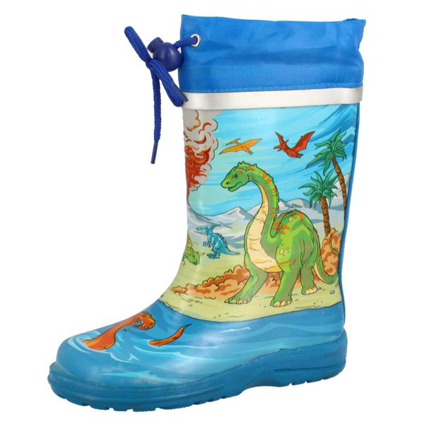 Beck Boys Dinos Wellington rain boots