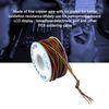 A Roll of Electrical Wire + Colored Insulation Cable,P/N B-30-1000 280M 8-Wire Colored Insulation Test Wrapping Wire Tinned Copper Solid Cable