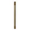 B&P Lamp® 14 Inch Solid Brass 1/8 IP Threaded Rod