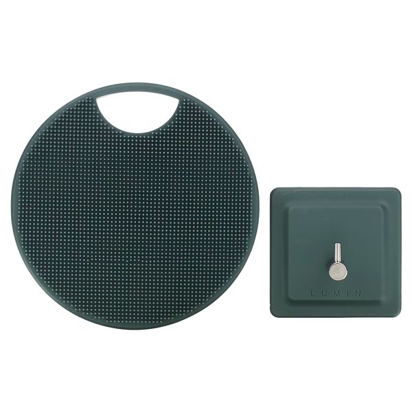 Lumin Silicone Face & Shoulder Scrubber & Shower Hook Set (2 Piece Set)