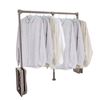 35-47 Inch  Adjustable Closet Rod Closet-Mounted Pull Down Clothes Hanger Holder