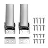 QWORK® 2 Pcs Heavy Toggle Latch Catch Clamp Adjustable Cabinet Boxes Metal Toggle Clamp Toggle Clamp, Stainless Steel Quick Release Tool