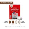 Community Coffee Medium Roast 12 Count K-Cup Pods Compatible with Keurig