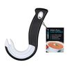 Chef Aid Ring Pull Can Opener, Ergonomic Deisgn, Controlled Pull, Opens Cans with Ease, White