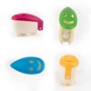 AUEAR, 8 Pack Smile Face Toothbrush Head Cover Cap with Suction Cup Cute Portable Toothbrush Protective Covers Case for Home Travel Outdoor Camping 4 Colors