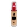 W7 HD Foundation - Oil-Free Liquid Foundation for Poreless, Matte Medium Coverage - 30ml (Early Tan)