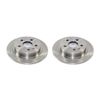 AutoDN Rear Disc Brake Rotor 2PCS Compatible With 2011 Saab 9-5
