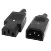 uxcell IEC320 C14 Plug C13 Socket Power Adapter AC 250V 10A