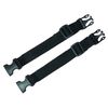 25mm Webbing Strap with Side Release Buckle & Length Adjuster (1 metre (3'3"), black)