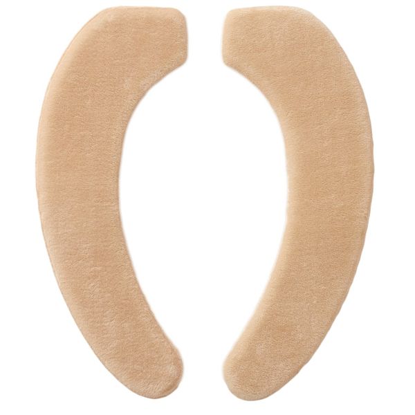 Kokubo KSN-023 Toilet Seat Petapon Fluffy Toilet Seat Boa Type 1 Pair Beige