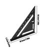 Triangular Ruler,Metric Scale Ruler | Aluminum Alloy Measuring Tool for Precision Small Geometric Tasks Woodworking Construction Drafting Engineering Projects