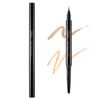 Visee Wide Trick Double Liner 01 Nuance Brown & Beige 0.4 g Lid Liner Tear Bag Concealer 2 in 1 Shadow 3D Feel