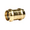 XFITTING 1 inch x 1 inch Press Coupling, Brass, 5 Pieces