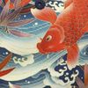 Djinns - Koi Linen (Black) - Snapback Baseball Cap Hat Cap Hat Caps