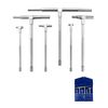 QWORK® Telescopic Gauges 8 mm - 150 mm Inner Diameter Adjustable, 6 Pieces/Set