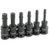 Titan Tools 6 pc. 1/2 in. Drive Metric Impact Hex Bit Socket Set (42906)