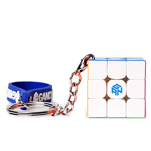 LiangCube GAN330 Keychains Cube GAN 330 Mini Key Ring Speed Cube Puzzle 1.2 Inch