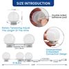 Make Up Mirror Lights 10 LED Kit Bulbs Vanity Light Dimmable Lamp US