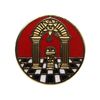 Masonic Royal Arch Red and Gold Round Lapel Pin