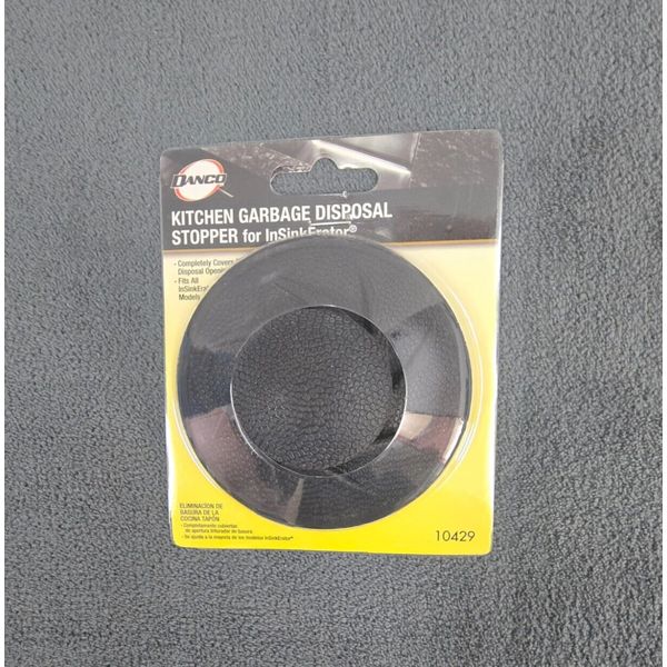 DANCO Garbage Disposal Stopper in Black 10429