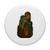 Wikinger Halloween Design mit Runenstein und Geisterkrieger PopSockets Klebender PopGrip