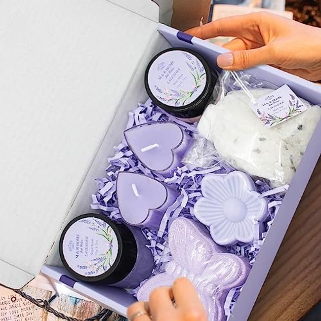 Purple Pamper Kit / for Her / Women's Birthday / Get Well 