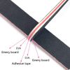 10PCS Nail Files Set Professional Nail File Black Double Sided Emery Board Manicure Kit for Nail Grooming and Styling (100/180 Grit)