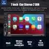 2 DIN Wireless Car Stereo Radio Carplay 7" Android Auto Touch Screen with Camera