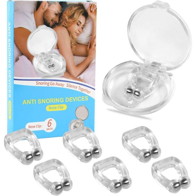 [6-Pack] Aparato Dispositivo Para No Roncar Antironquidos Dormir Magnetico Set