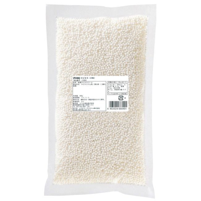 Yuuki Foods Tapioca, Small Grains, 14.1 oz (400 g)