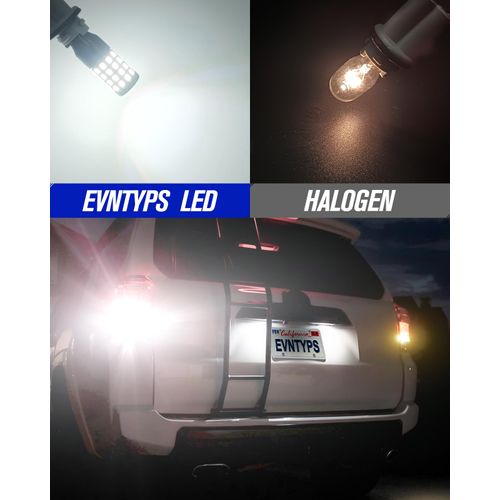 evntyps 2025 New Upgrade 912 921 LED Reverse Lights Bulb,906 922 W16W LED Bulb Replacement for Back Up Lights，T15 Backup Cargo Lights For Car Trunks 6000K Xenon White (2pcs)