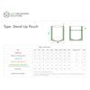 Jamo Solutions | 1pc, Sample Pack | Transparent/Clear Stand up Pouch with Zip Lock/Grip Heat Seal Extra Thick
