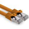 3.0m - orange - 1 piece CAT.7 computer Ethernet cable network cable (raw cable) patch cable S-FTP LSZH PIMF 10GB s RJ45 plug Cat6a