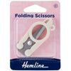 Hemline Scissors, Folding with Metal Handles