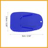 Partuto Motorcycle Kickstand Support Pad Side Stand Extension Pad Blue Replacement