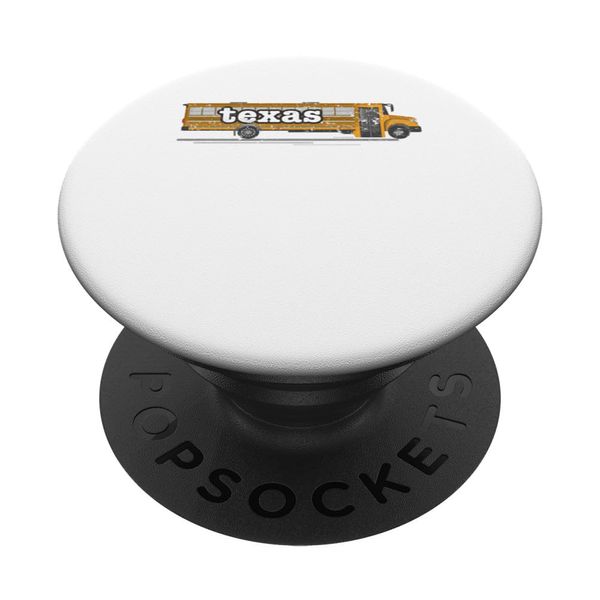 Texas School Bus Adventure PopSockets Swappable PopGrip