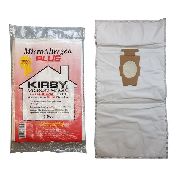 Kirby Micron Magic Vacuum Bags, White