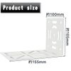 TOREJAX Security Camera Mounting Hardware Right Angle Wall Mount No Drilling Outdoor/Indoor Universal Sensor Light