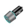 Gray Dual PDC Car Charger 20W Fast Charging Adapter
